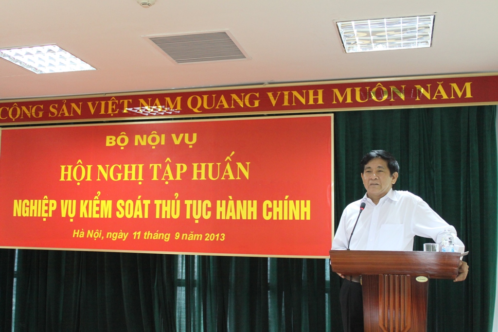 Hội nghị Tập huấn nghiệp vụ kiểm soát thủ tục hành chính